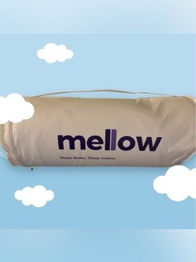 MELLOW CloudAlign™ Pillow with zip up washable pillow case. No Bundle Ship!